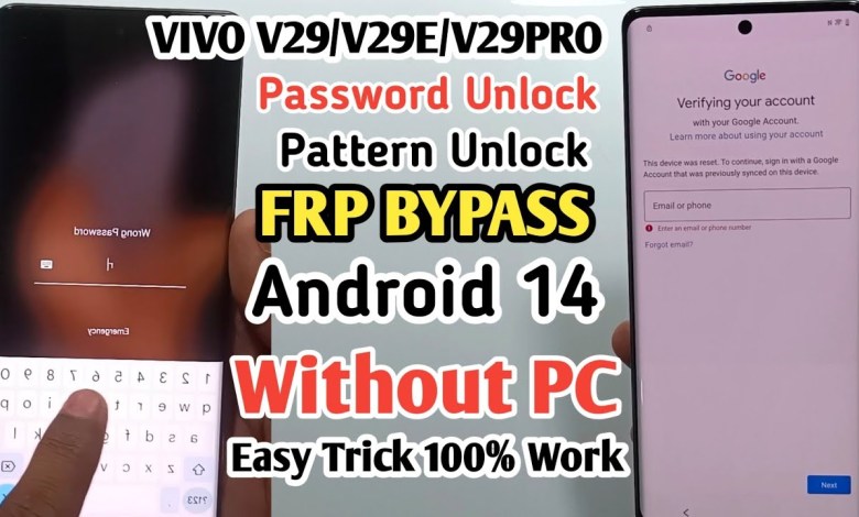 Vivo V29 Pro 5g password Reset & Remove All Type Screen Vivo V29 Pro 5g password Reset & Remove All Type Screen