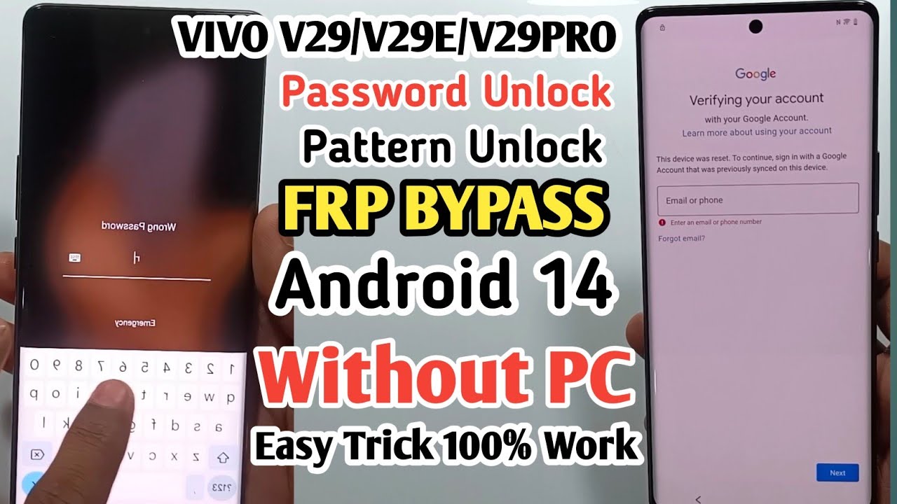 Vivo V29 Pro 5g password Reset & Remove All Type Screen Vivo V29 Pro 5g password Reset & Remove All Type Screen