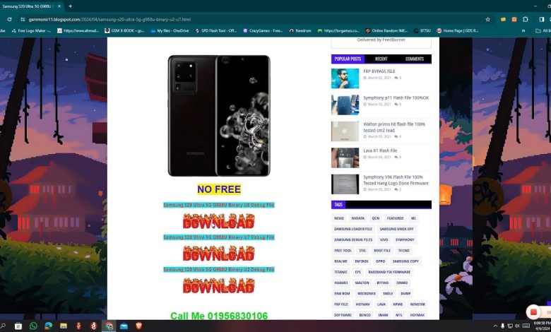 Samsung S20 Ultra 5G G988U Binary U2 U7 U8 Debug File Samsung S20 Ultra 5G G988U Binary U2 U7 U8 Debug File