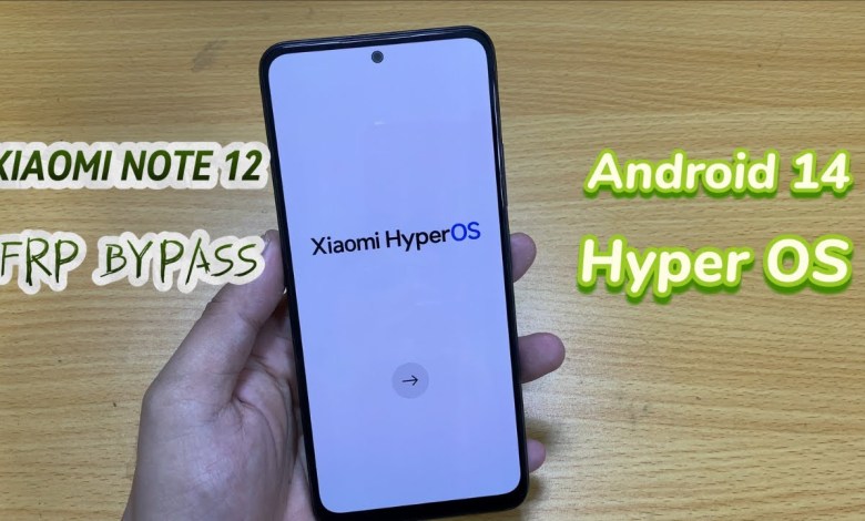 Redmi Note 12 HyperOS Android 14 FRP Bypass | Bypass Redmi Note 12 HyperOS Android 14 FRP Bypass | Bypass