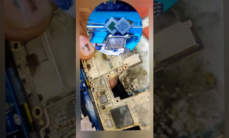 Mobile Ic Reballing #technology #mobilerepair Mobile Ic Reballing #technology #mobilerepair