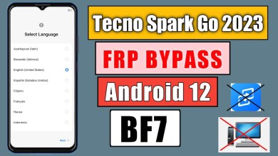 Tecno Spark Go 2023 FRP Bypass Andriod 12 | Tecno (BF7) Tecno Spark Go 2023 FRP Bypass Andriod 12 | Tecno (BF7)