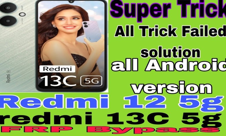 Redmi 13c 5G FRP Bypass without Pc|100%New trick all Redmi 13c 5G FRP Bypass without Pc|100%New trick all