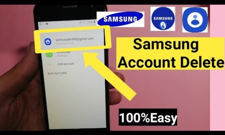 How to Remove Samsung Account | Samsung Account How to Remove Samsung Account | Samsung Account