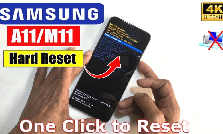 Samsung Galaxy M11/A11 Hard Reset Not Working Screen Samsung Galaxy M11/A11 Hard Reset Not Working Screen