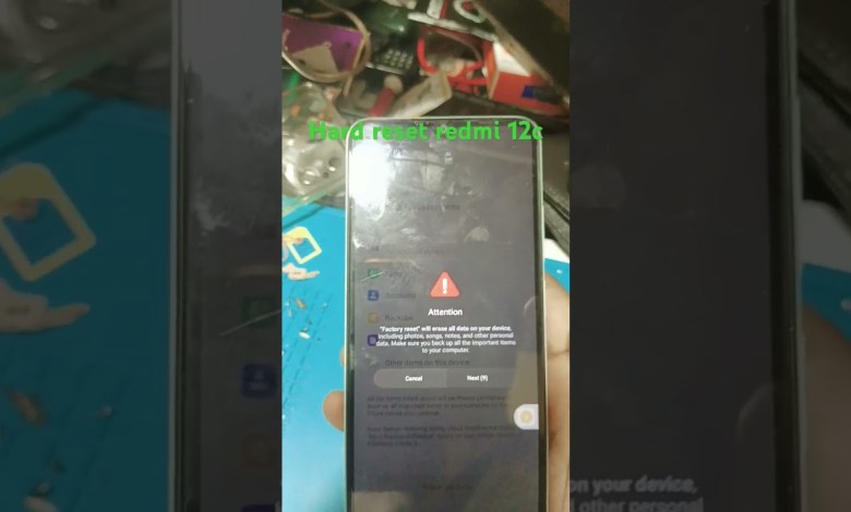 How to factory reset redmi 12c /Roshan mobile. How to factory reset redmi 12c /Roshan mobile.