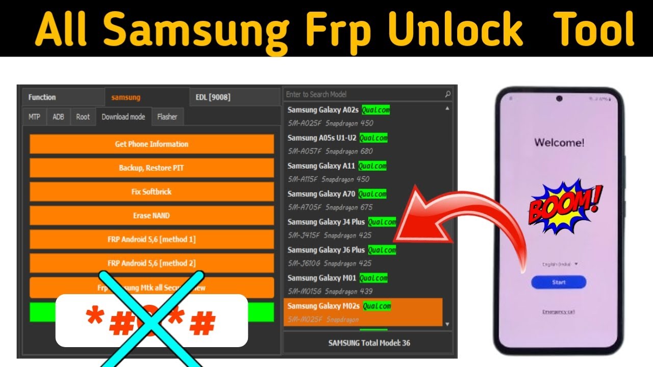 Unlocking All Samsung FRP: Discover the Best Free Flash Tool! Unlocking All Samsung FRP: Discover the Best Free Flash Tool!