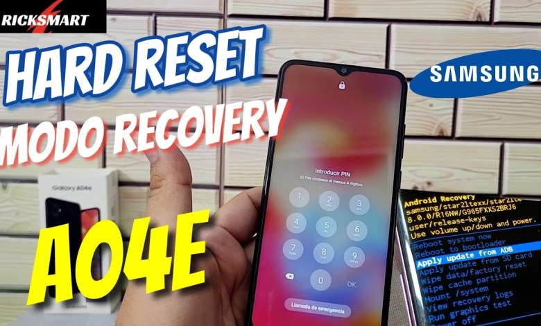 Modo recovery *hard reset* Samsung a04e formatear Modo recovery *hard reset* Samsung a04e formatear