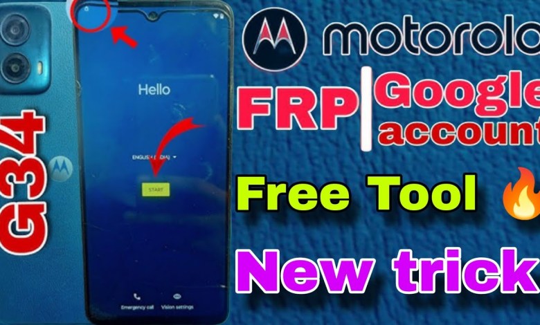 Unlocking Secrets: Free Tool for Moto G34 FRP Bypass | Discover the Moto G34 Google Unlock Method! Unlocking Secrets: Free Tool for Moto G34 FRP Bypass | Discover the Moto G34 Google Unlock Method!