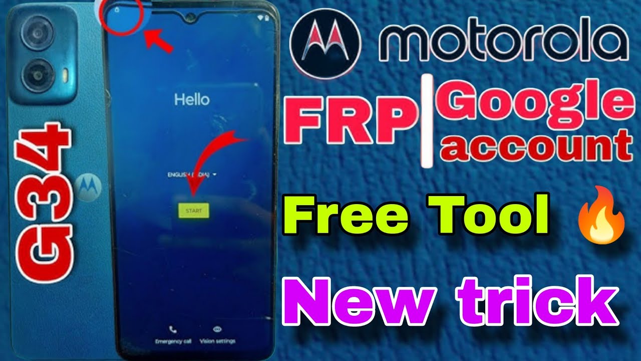 Unlocking Secrets: Free Tool for Moto G34 FRP Bypass | Discover the Moto G34 Google Unlock Method! Unlocking Secrets: Free Tool for Moto G34 FRP Bypass | Discover the Moto G34 Google Unlock Method!