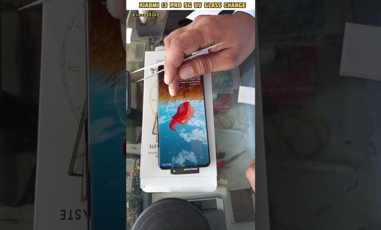 Redmi Note 13 5g Uv Glass Change Very Eusy Prosses Redmi Note 13 5g Uv Glass Change Very Eusy Prosses