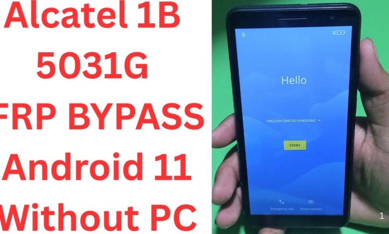 Unlocking Secrets: Bypass FRP on Alcatel 1B 5031G Running Android 11 Without a PC! Unlocking Secrets: Bypass FRP on Alcatel 1B 5031G Running Android 11 Without a PC!
