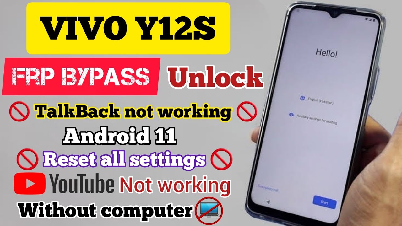 vivo y12s frp bypass youtube not working android 11 vivo y12s frp bypass youtube not working android 11