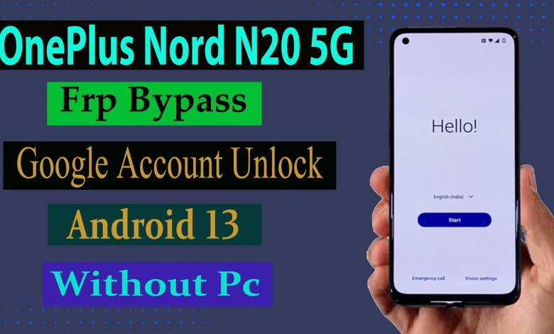 OnePlus Nord N20 5G Frp Bypass Android 12 (GN2200) OnePlus Nord N20 5G Frp Bypass Android 12 (GN2200)