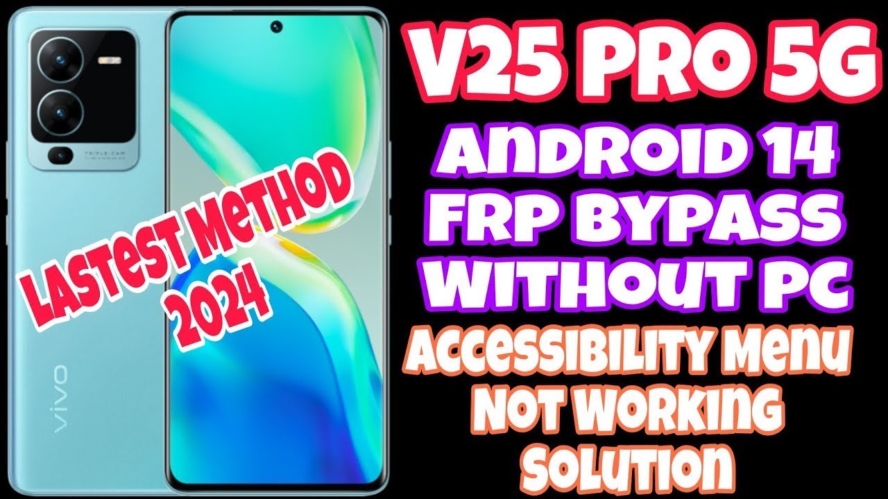 Vivo V25 Pro l Android 14 l Frp Bypass Without Pc l Vivo V25 Pro l Android 14 l Frp Bypass Without Pc l
