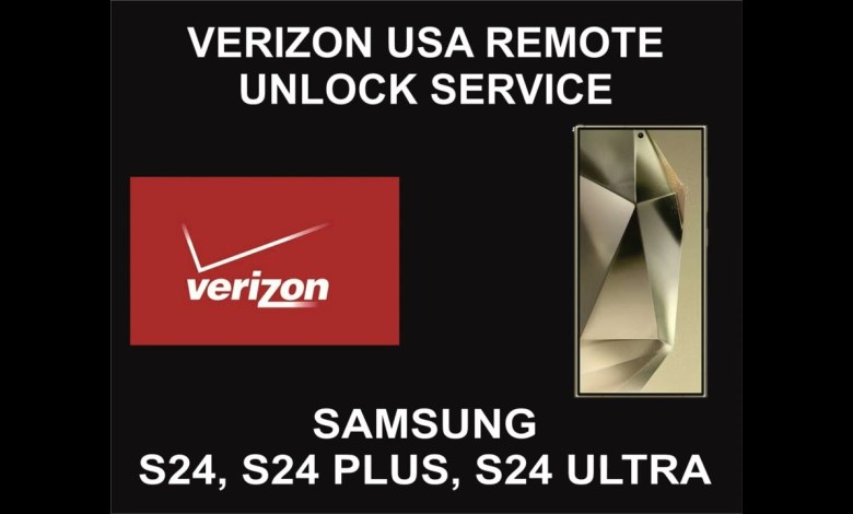 Verizon USA Remote Unlock Service, Samsung S24, S24 Verizon USA Remote Unlock Service, Samsung S24, S24