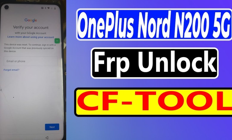 OnePlus Nord N200 5G FRP Bypass CF Tool OnePlus Nord N200 5G FRP Bypass CF Tool