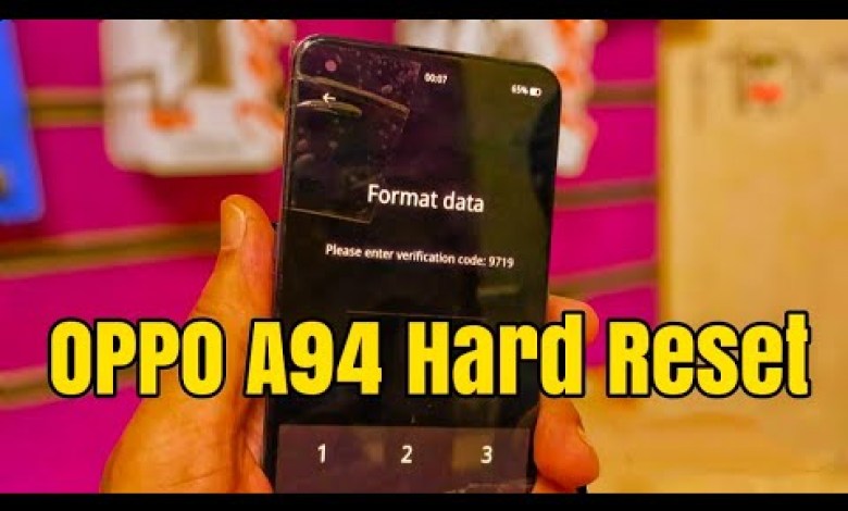 How to format Oppo A94 locked in screen mode How to format Oppo A94 locked in screen mode
