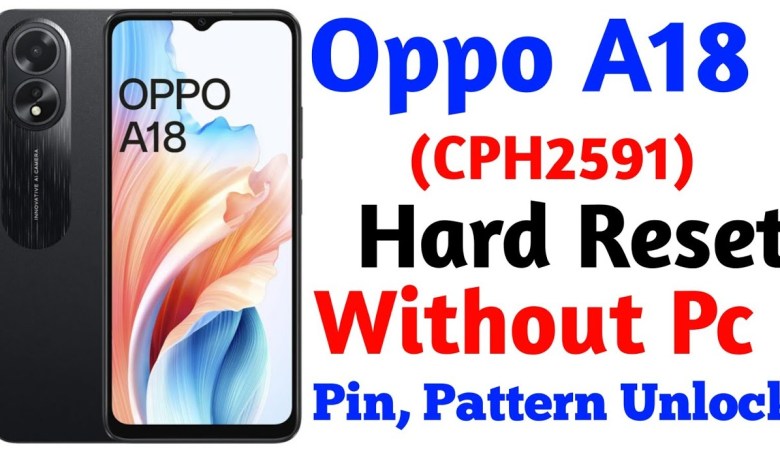 oppo A18 Hard Reset | oppo a18 pin, pattern unlock oppo A18 Hard Reset | oppo a18 pin, pattern unlock