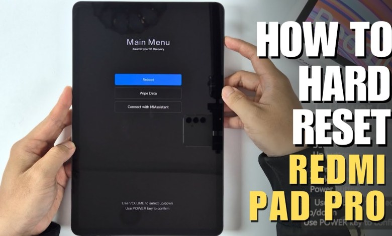How to Hard Reset Xiaomi Redmi Pad Pro | Removing How to Hard Reset Xiaomi Redmi Pad Pro | Removing