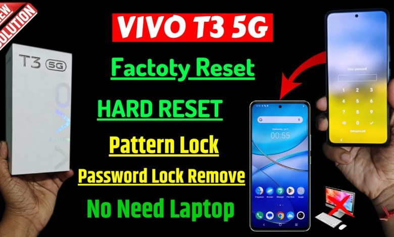 Vivo T3 5g Forget Password, Pin Lock | Vivo T3 5g ka Vivo T3 5g Forget Password, Pin Lock | Vivo T3 5g ka