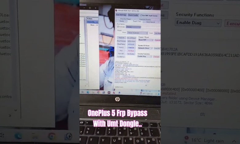 OnePlus 5 pattern Unlock Frp Bypass with umt Dongle OnePlus 5 pattern Unlock Frp Bypass with umt Dongle