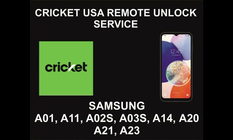 Cricket USA Remote Unlock Service, Samsung A01, A02, Cricket USA Remote Unlock Service, Samsung A01, A02,