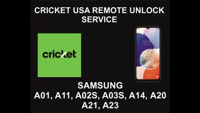 Cricket USA Remote Unlock Service, Samsung A01, A02, Cricket USA Remote Unlock Service, Samsung A01, A02,