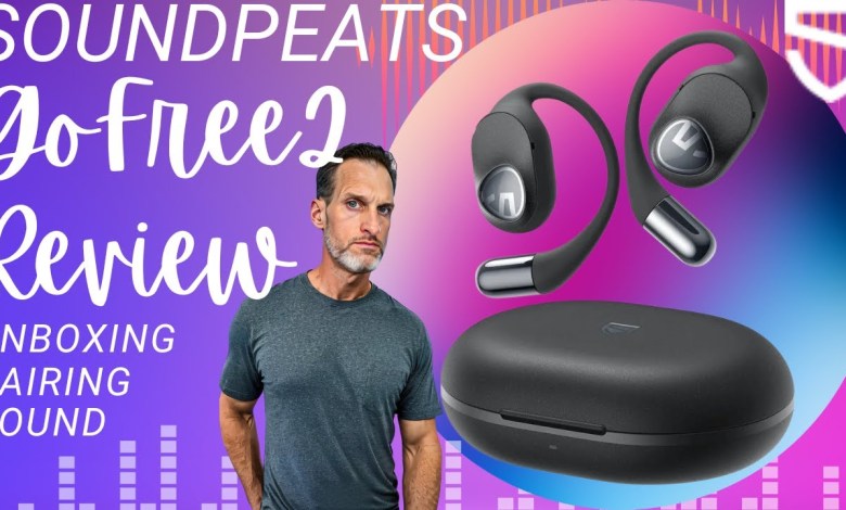 Soundpeats GoFree2 Open-Ear Headphones Over Ear Buds Soundpeats GoFree2 Open-Ear Headphones Over Ear Buds