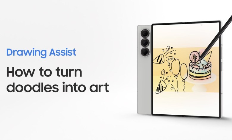 How To Use Drawing Assist on Galaxy Z Fold 6 How To Use Drawing Assist on Galaxy Z Fold 6
