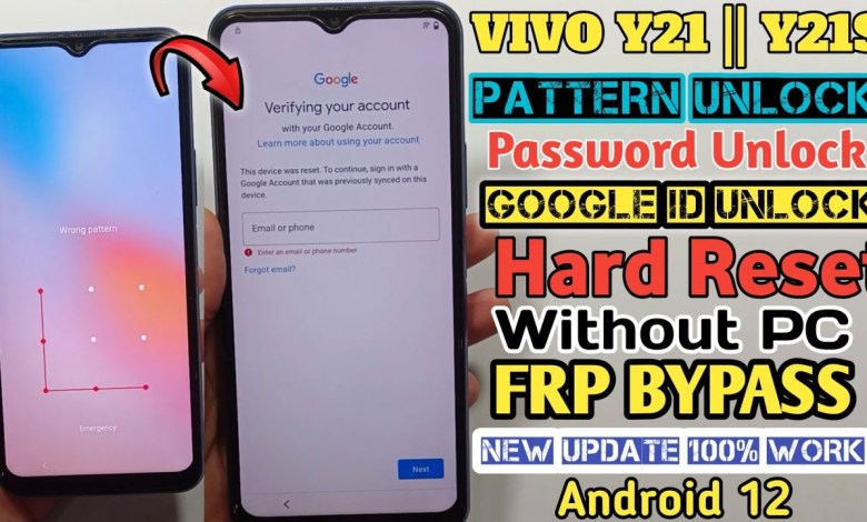 Vivo Y21 Hard Reset & Frp Bypass Android 12 New Vivo Y21 Hard Reset & Frp Bypass Android 12 New