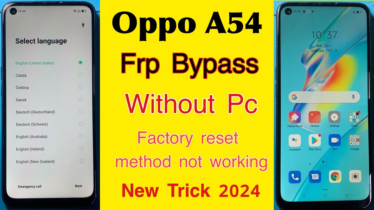 Oppo A54 (CPH2239) Frp Bypass | Without Pc | Factory Oppo A54 (CPH2239) Frp Bypass | Without Pc | Factory