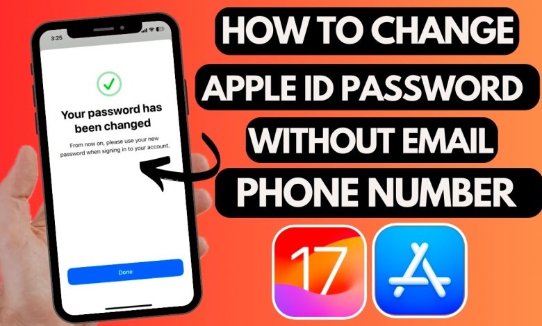 How to Reset Apple ID Password without phone number and How to Reset Apple ID Password without phone number and