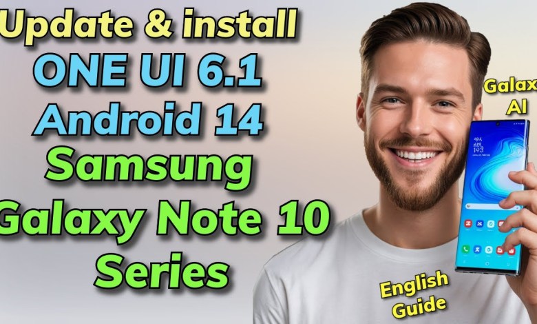 Update Galaxy Note 10 Series To ONE UI 6.1 A14 Update Galaxy Note 10 Series To ONE UI 6.1 A14