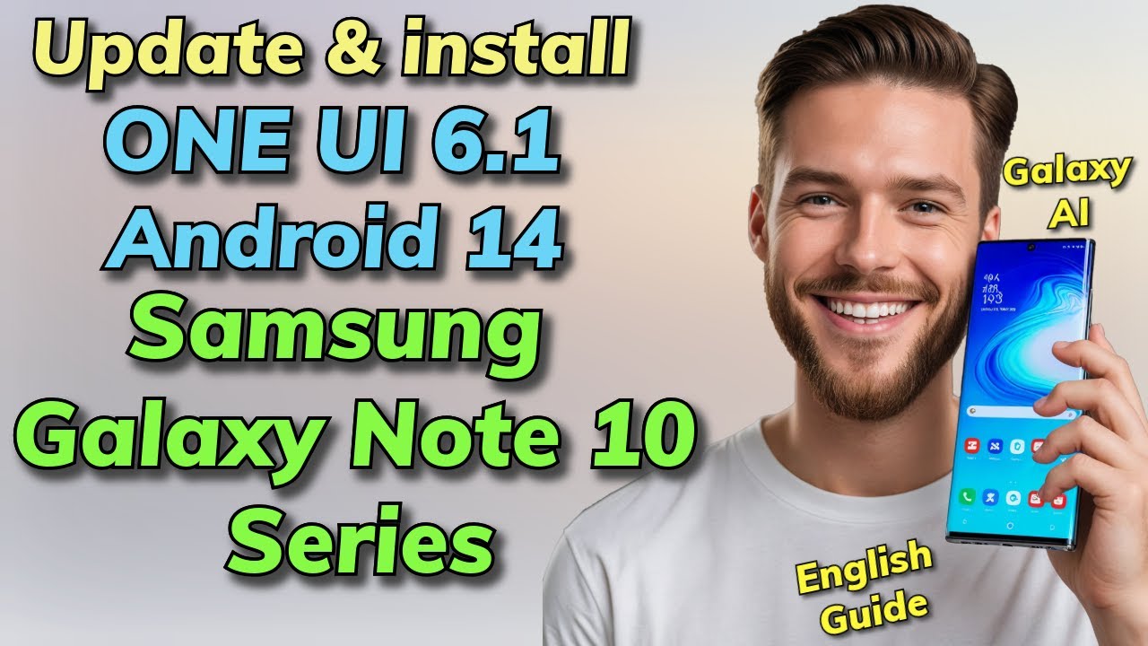 Update Galaxy Note 10 Series To ONE UI 6.1 A14 Update Galaxy Note 10 Series To ONE UI 6.1 A14