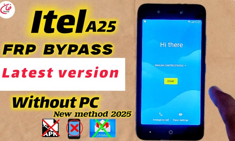 How to bypass FRP on Itel A25 without a PC or Google account – Unlocking made easy! How to bypass FRP on Itel A25 without a PC or Google account – Unlocking made easy!