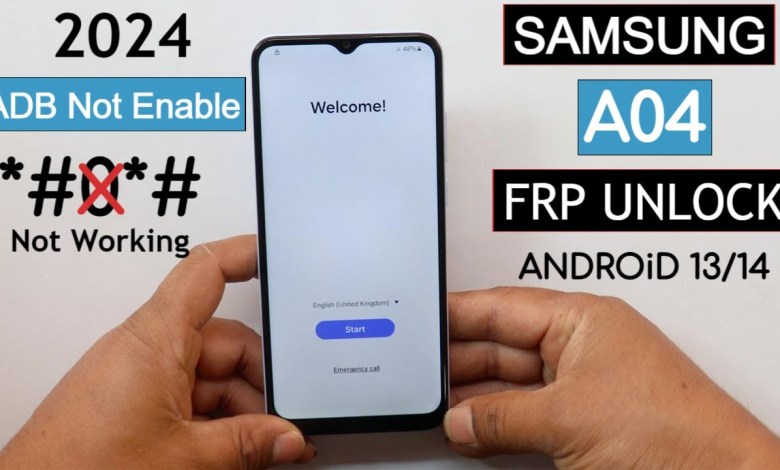 Samsung A04 (Sm-A045F) Frp Bypass/Unlock ADB Enable Samsung A04 (Sm-A045F) Frp Bypass/Unlock ADB Enable
