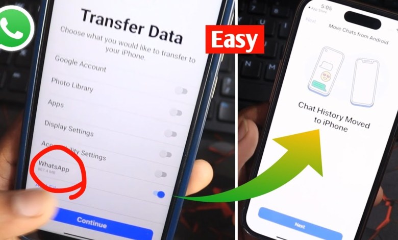 How to Transfer android WhatsApp to iPhone | Transfer How to Transfer android WhatsApp to iPhone | Transfer