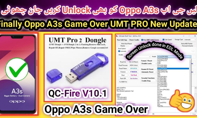 UMT Pro Qc-Fire V10.1 new Update 2024 | Oppo A3s Reset UMT Pro Qc-Fire V10.1 new Update 2024 | Oppo A3s Reset