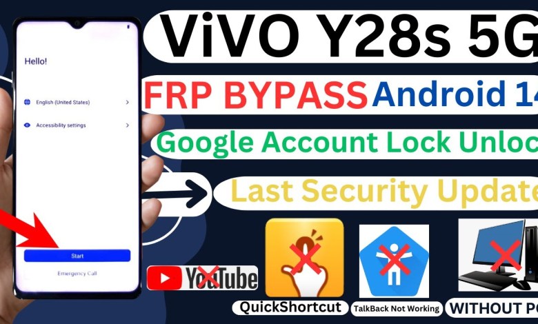 Unlock the Latest Security Features on Vivo Y28s 5G with Android 14 Using FRP Bypass Unlock the Latest Security Features on Vivo Y28s 5G with Android 14 Using FRP Bypass