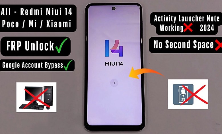 All Redmi/Xiaomi/Poco (MIUI 14) FRP Bypass 2024 All Redmi/Xiaomi/Poco (MIUI 14) FRP Bypass 2024