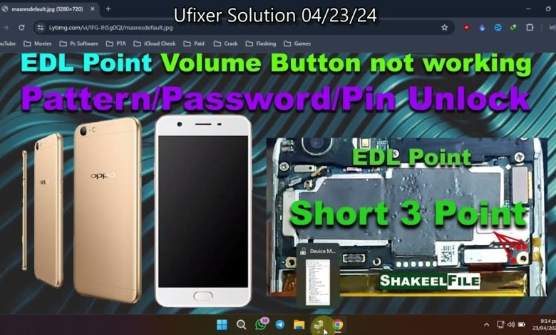 OPPO A57/F3 (CPH1701/CPH1609) EDL Point Volume Button OPPO A57/F3 (CPH1701/CPH1609) EDL Point Volume Button
