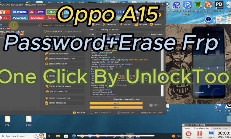 Oppo A15 / A15s CPH2179 CPH2185 Factory Reset + Erase Oppo A15 / A15s CPH2179 CPH2185 Factory Reset + Erase