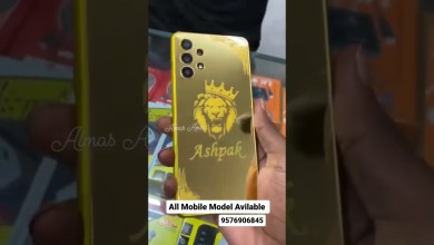 Put a gold cover on your mobile #shorts Put a gold cover on your mobile #shorts