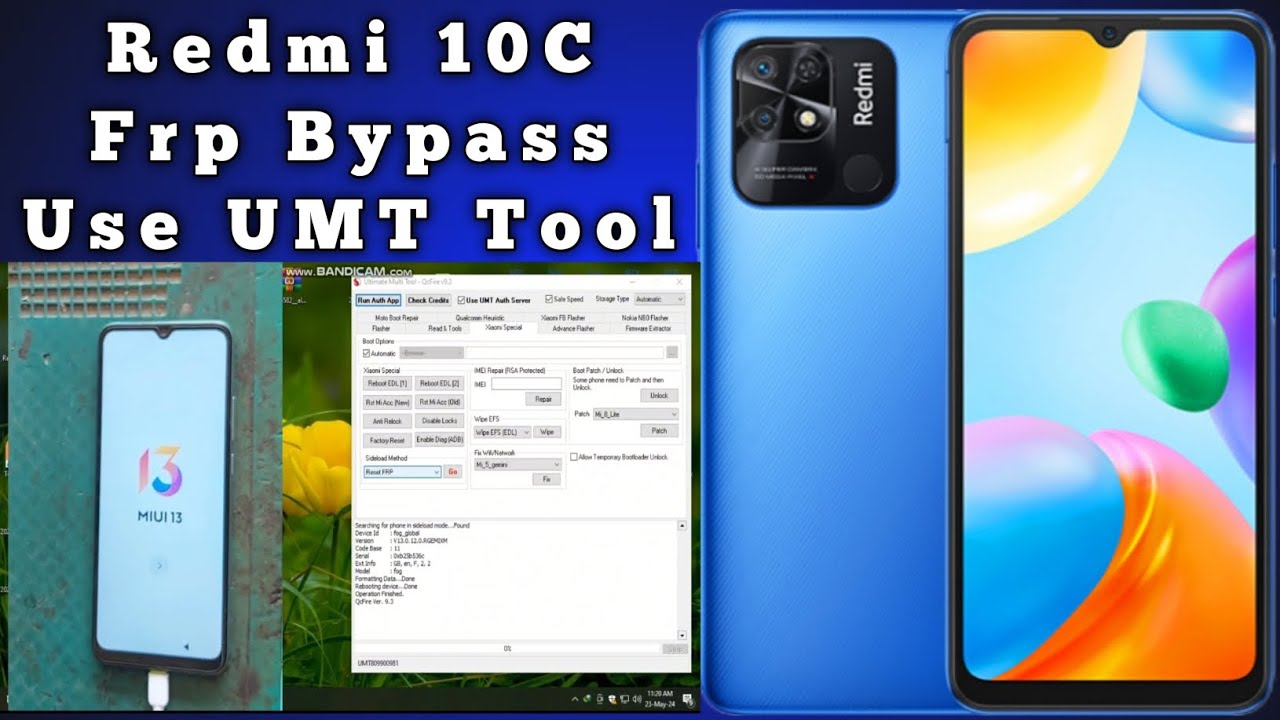 Redmi 10C Frp Bypass Use UMT Tool Redmi 10C Frp Bypass Use UMT Tool