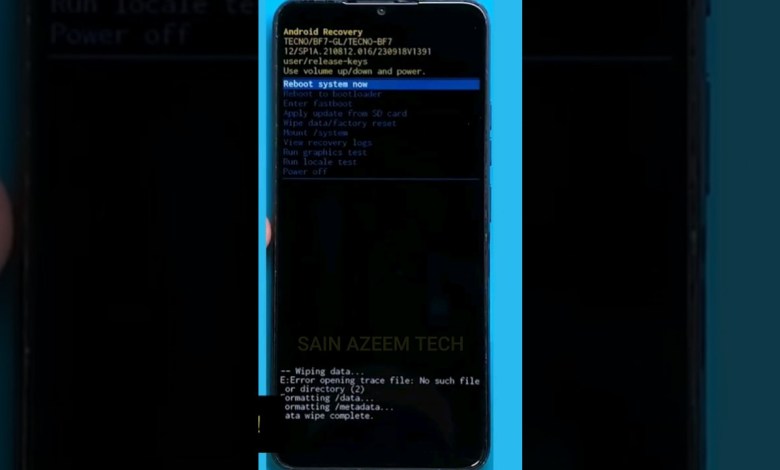 Tecno BF7 Spark Go 2023 Hard Reset Unlock Screen Tecno BF7 Spark Go 2023 Hard Reset Unlock Screen