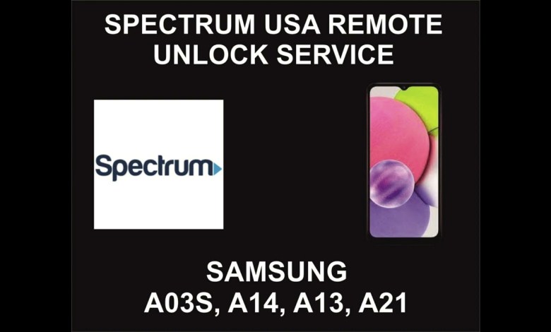 Spectrum USA Samsung Unlock Service, A03S, A14, A13, Spectrum USA Samsung Unlock Service, A03S, A14, A13,