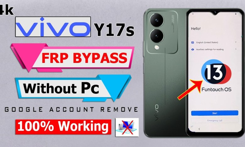 Vivo Y17s FRP Bypass Android 13 Without Pc | Rm Vivo Y17s FRP Bypass Android 13 Without Pc | Rm