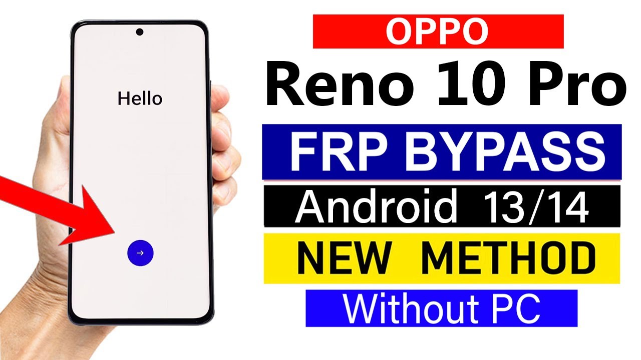 Oppo Reno 10 Pro Gmail Account Remove | Android 13/14 Oppo Reno 10 Pro Gmail Account Remove | Android 13/14