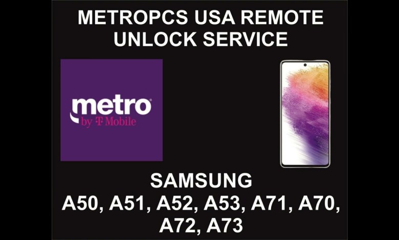MetroPCS USA Remote Unlock Service, Samsung A51, A52, MetroPCS USA Remote Unlock Service, Samsung A51, A52,
